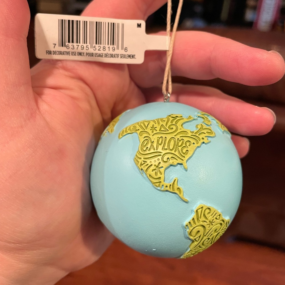 Hallmark Ornament - Explore - Globe - Xmas Gift
